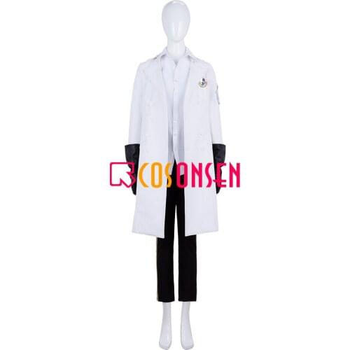 Twisted Wonderland Azul Ashengrotto Jade Leech Cosplay Costume White Experimental Uniform cloth COSPLAYONSEN Made