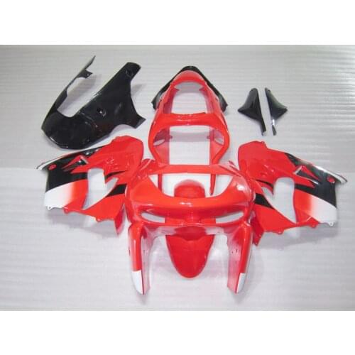 High quality ABS plastic Fairing kits for Kawasaki ZX-9R 1998 1999 NINJA zx9r 98 99 red white black bodywork fairings set TR17
