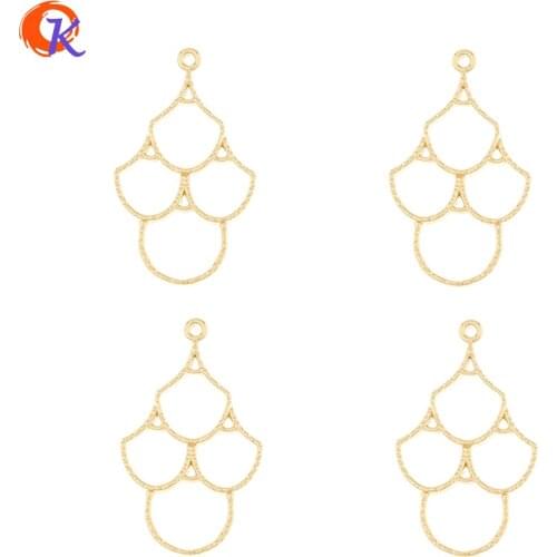 Cordial Design 100Pcs 21*34MM Jewelry Accessories/Pendant/DIY Making/Drop Shape/Charms/Connectors/Hand Made/Earring Findings