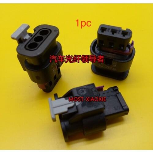 1pc for Volkswagen Audi car radar electric eye plug additiona water pump foot sweep 3 level connector 4F0 973 703