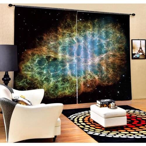 3D Window Curtain For Living Room Bedroom Drapes Cortinas sky curtains Blackout curtain