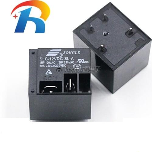 5pcs/lot Relays SLC-05VDC-SL-A SLC-12VDC-SL-A SLC-24VDC-SL-A 5V 12V 24V 30A 4PIN T91 Original Relay