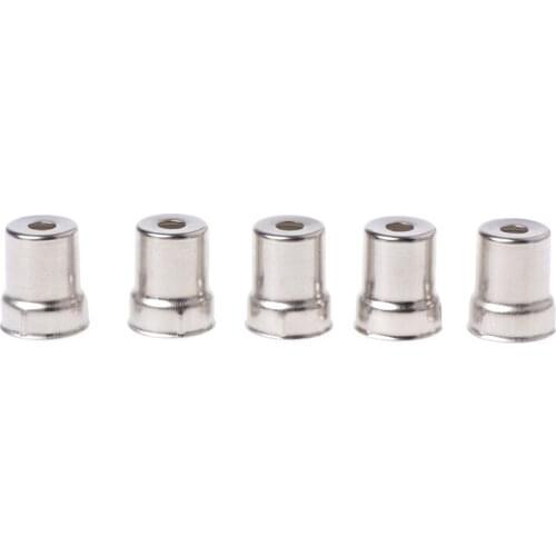 5Pcs/Set Steel Cap Microwave Oven Replacement Round Hole Magnetron Silver Tone