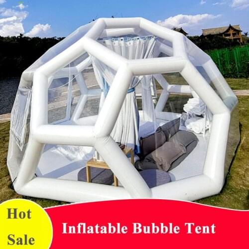 Aeor Giant Tents Clear Bubble House Soccer Tent Bubble Hotel Glamping Outdoor Events Party Rental for Desert Forest Camping