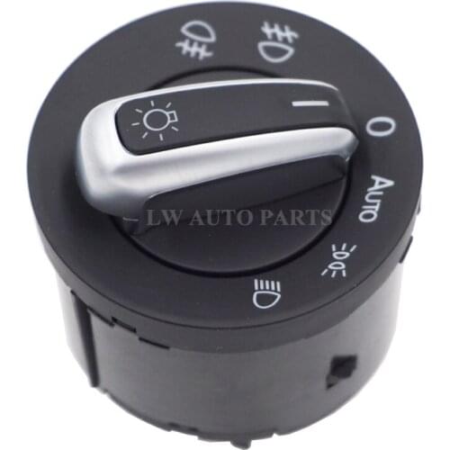 Auto Euro Headlight & Fog Light Switch Control For VW Passat CC Jetta MK5 Golf 5ND941431B