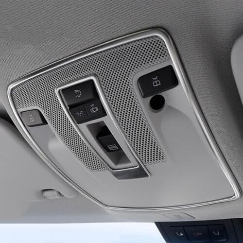 Car Reading Lamp Frame Decoration Sticker Trim For Mercedes Benz GLA X156 CLA C117 A B Class Interior Roof Light Accessories
