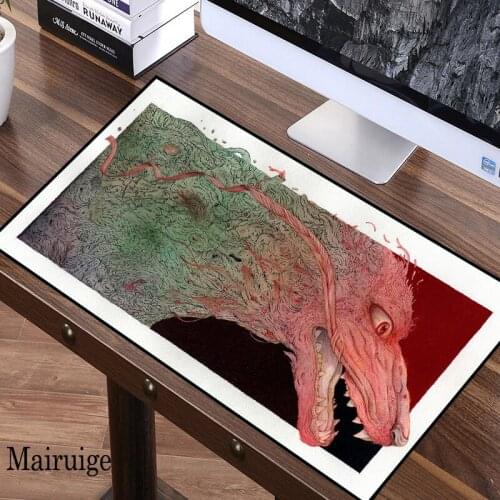 Wolf Cartoon Large Mouse Pad Computer Table Mat Gamer PC Laptop Nonslip Anime Mousepad Keyboard Desk Mat Csgo Gaming Accessories