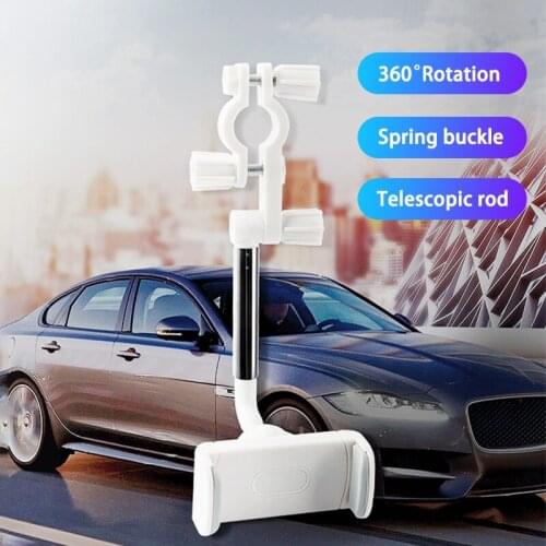 Rearview Mirror Phone Holder Universal Rotating Retractable Car Phone Holder Car Accessories for Phone GDeals