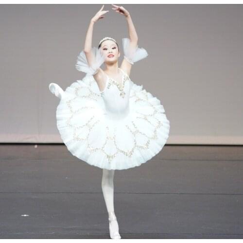 Blue White Swan Children Ballet Dance Costume Professional Adult Tutu Princess Dress Paltter Ballet Tutu For Girls Kids Women