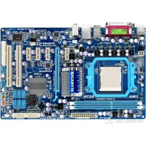 Gigabyte GA-770T-D3L original desktop motherboard for AMD DDR3 Socket AM3 770T-D3L USED mainbaord PC sales