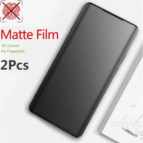 2PCS Matte Hydrogel Film For Samsung S21 S20 S10 S9 S8 Plus Note 20 10 9 8 Ultra A30 A40 A50 A70 A51 A71 M31 Screen Protector