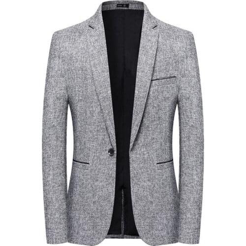 Male casual suit jacket trend brand thin spring men self-cultivation all-match suit fashion business formal suit suit jacket men