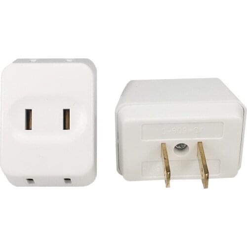 New US Mini Outlet Power Converter Charger Wall Socket Adapter Travel Splitter Converter Socket One To Three Power Conversion