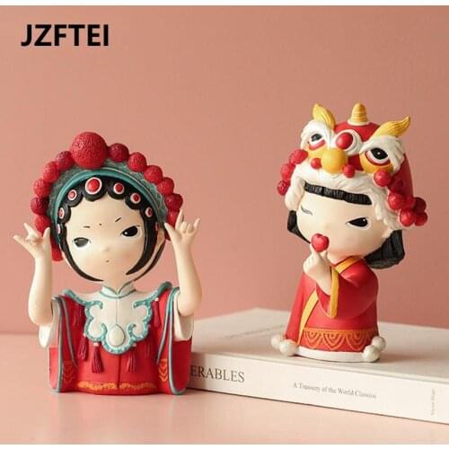 Peking Operates Creative Girl Sitting Room For The New Year Decoration For Home Ornaments To Send Girls And Children Spring