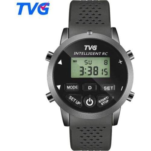 TVG Digital Watch Men Smart Remote Control Watches Luminous Week Alarm Clock Chronograph LED Sports Silicone Watches KM-118