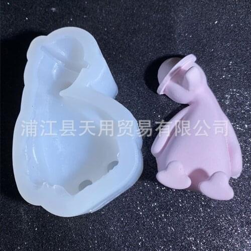 Duck car air conditioning outlet aromatherapy clip silicone mold DIY decoration mold 17-273