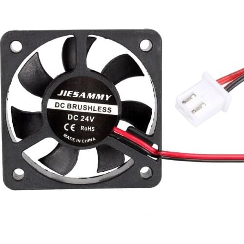 Uxcell 50mmx50mmx11.5mm Cooling Fan DC 24V for 3D Printer Extruder Hotend 280mmCable Length 3.5mm Mounting Hole Dia