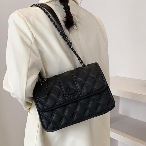 High Quality Women Small Pu Leather Shoulder Bag Fashion Ladies Chain Crossbody Bags for Women Casual Female Messenger Bags New