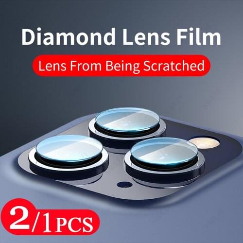 2/1Pcs 9H for iphone X XR XS 12 mini 11 pro Max SE 2020 8 7 plus Camera Lens phone screen protector Camera protective film Glass