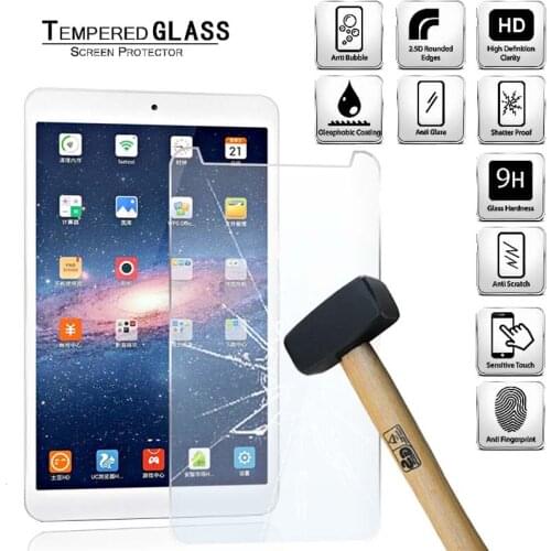 Tablet Tempered Glass Screen Protector Cover for Onda V819i / V819 4G 8 Inch HD Eye Protection Anti-Fingerprint Tempered Film