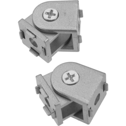 2 Pcs Aluminum Alloy Pivot Joint for Aluminum Extrusion Profile 2020 Series Flexible Pivot Joint 2020 Aluminum Profile