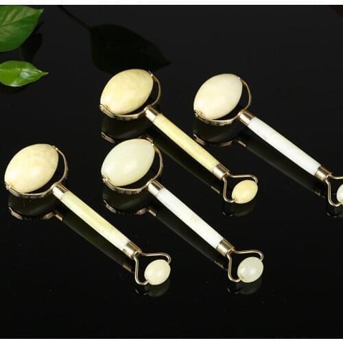 200PCS Wholesale 100% Natural xiuyu roller jade beauty jade push thin face beauty stick jade roller