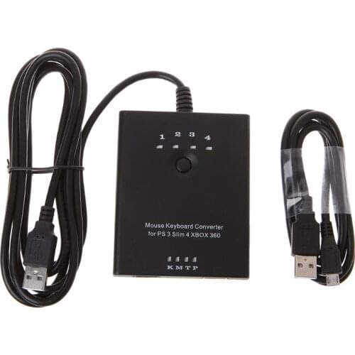 Mouse Keyboard Converter Adapter for PS3 / PS4 without Delay Compatible with all games