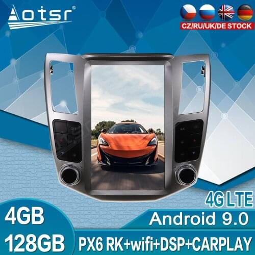 For Lexus RX RX300 RX330 Android Car Radio Car DVD Multimedia Player Stereo Audio GPS Navigation Vertical Big Screen Automotivo