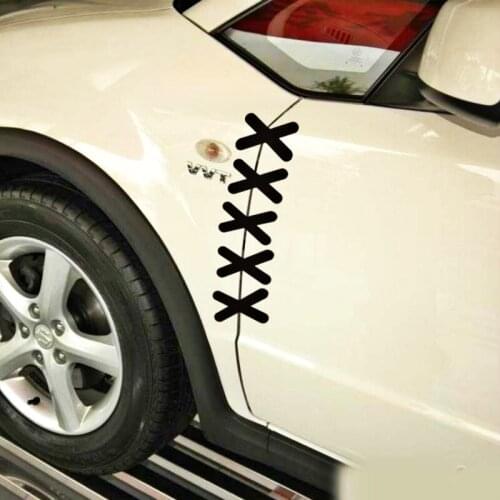Volkrays Car Accessories Funny Creative Cross Sticker Decal Decoration for Motorcycle Hyundai Honda Golf Hyundai Focus Fiesta