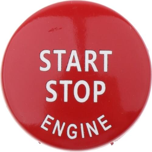 Auto Carbon Fiber Car Styling Start Button Sticker Auto Car Decorative Aceessories for bmw e60 e70 e90 e92 e93 3 series