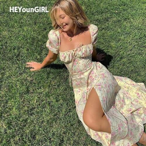 Heyoungirl Long Sleeve Summer Dresses