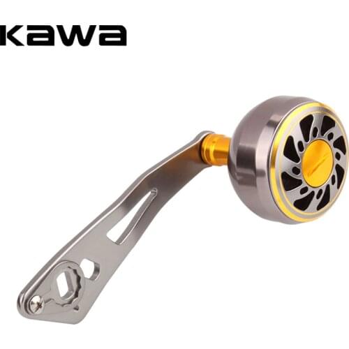 Kawa Fishing Reel Handle Aluminum Alloy Accessory 8x5mm Suit Ab and D Wheel Weight 42g Left Right Hand 90mm Length Rocker