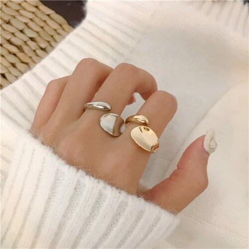 Cold wind ring female contracted INS tide fashion personality minority design light luxury senior sense ring hand act the role o