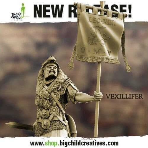 [Loong Way Miniatures] Big Child Creatives Vexillifer 75MM Resin Miniature