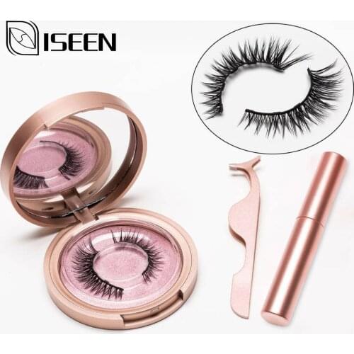 3D Mink Magnetic Lashes Eyeliner Magnetic Kit Magnetic Flase Eyelashes &Eyeliner Set Waterproof Faux Cils Magnetique Gift