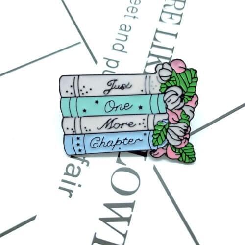 New fashion JUST ONE MORE CHAPTER flower garlic children cartoon fun plant badge denim backpack pendant jewelry gift