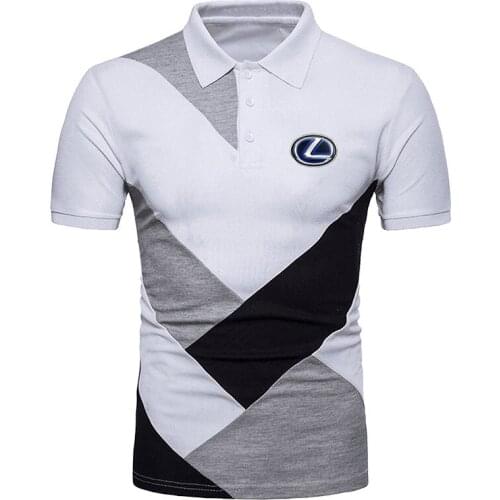 2021 New Summer Lexus Logo Comfortable Popular T-Shirt Short Sleeve Loose High Qulity Fashion Hip Hop Stitching Color Tops
