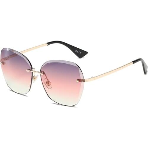 New Polarized Stars With Big Face And Slim Sunglasses Female Korean Version Of UV Protection Sunglasses Tide 50059