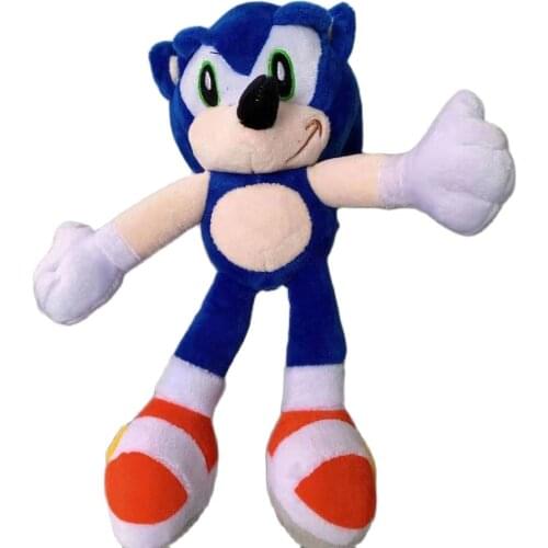 New Cool Anime Characters Red Pink Yellow Blue Hedgehog Plush Stuffed Toy Kids Birthday Holiday Christmas Gift Necklace Pendant