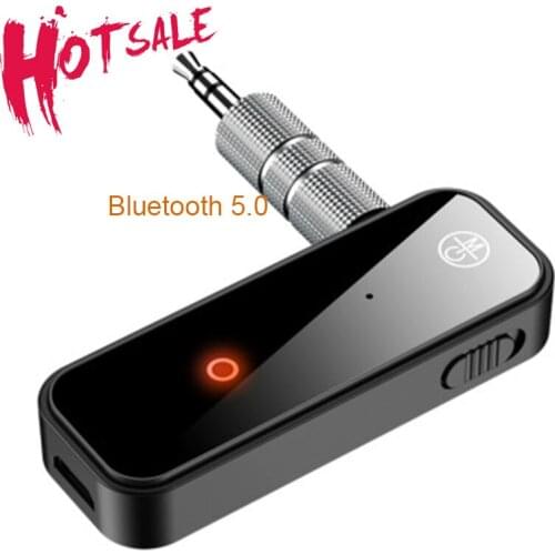 Bluetooth 5.0 Receiver Transmitter 2 In 1 Wireless Adapter 3.5mm Jack For Car Music Audio Aux Headphone Handsfree