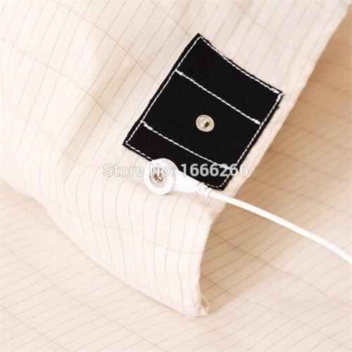 Silver Cotton Earth Pillowcase Used For Grounded Made In China