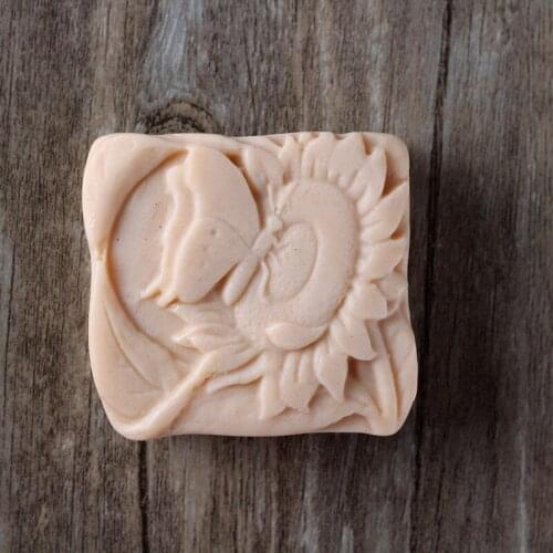 Silicone Soap Mold with Insect Pattern Handmade Mould