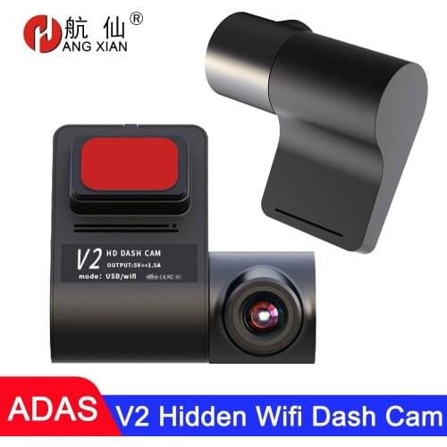 USB Hidden Car DVR Video Recorder 720P WIFI Connect Dash Cam Loop Recording G-Sensor ADAS Registrar Dashcam car cameras car dvr