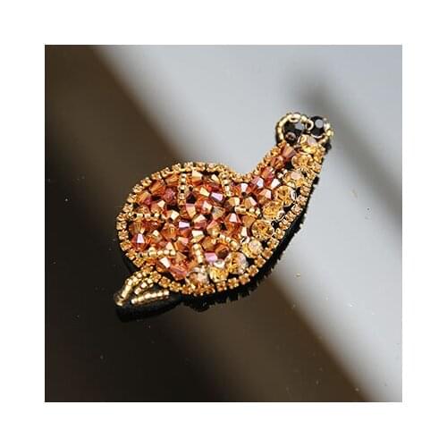 Snaildesign animal beaded patches applique patches for clothing fabric patch sewing parches bordados embroidered patches
