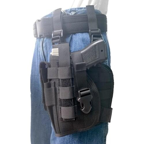 Tactical Drop Leg Gun Holster Military Combat Molle Pistol Handgun Thigh Holster Platform for Glock 17 1911 M92 M9 HK USP P226