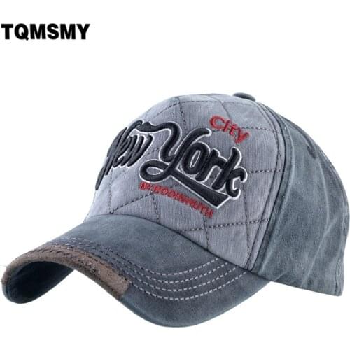 TQMSMY New York Fashion Baseball Cap Women Men Embroidery Letter Trucker Caps Unisex Snapback Hip Hop Baseball Visor Hat TME39