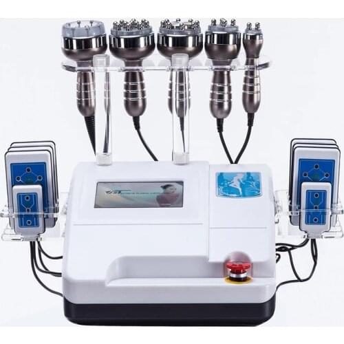 40k Ultrasonic Vaccum Cavitation Radio Frequency Laser Body Slimming Machine 8 Laser Pads Weight Loss Salon Beauty Equipment