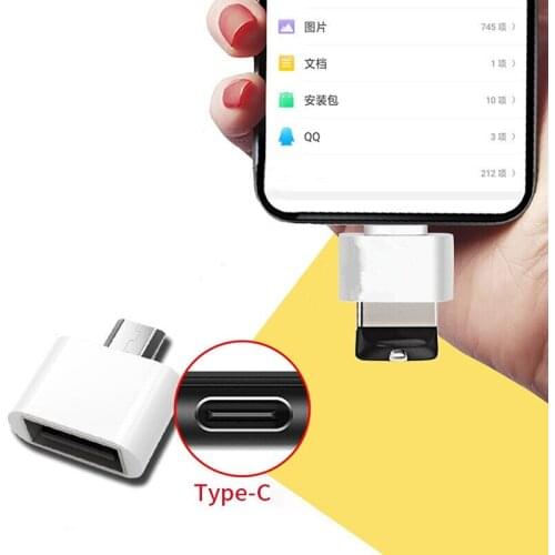 Universal Usb To Type C Adapter For Android Mobile Mini Type C Jack Splitter