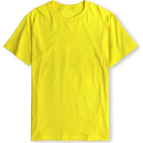 New 2020 new 2020 solid color T-shirt cotton casual