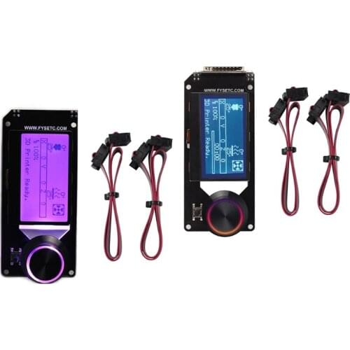 J60A MINI12864 v1.2 Lcd Display Screen 4.13x1.85in 5V Support MarlinDIY SKR With SD Card Holder